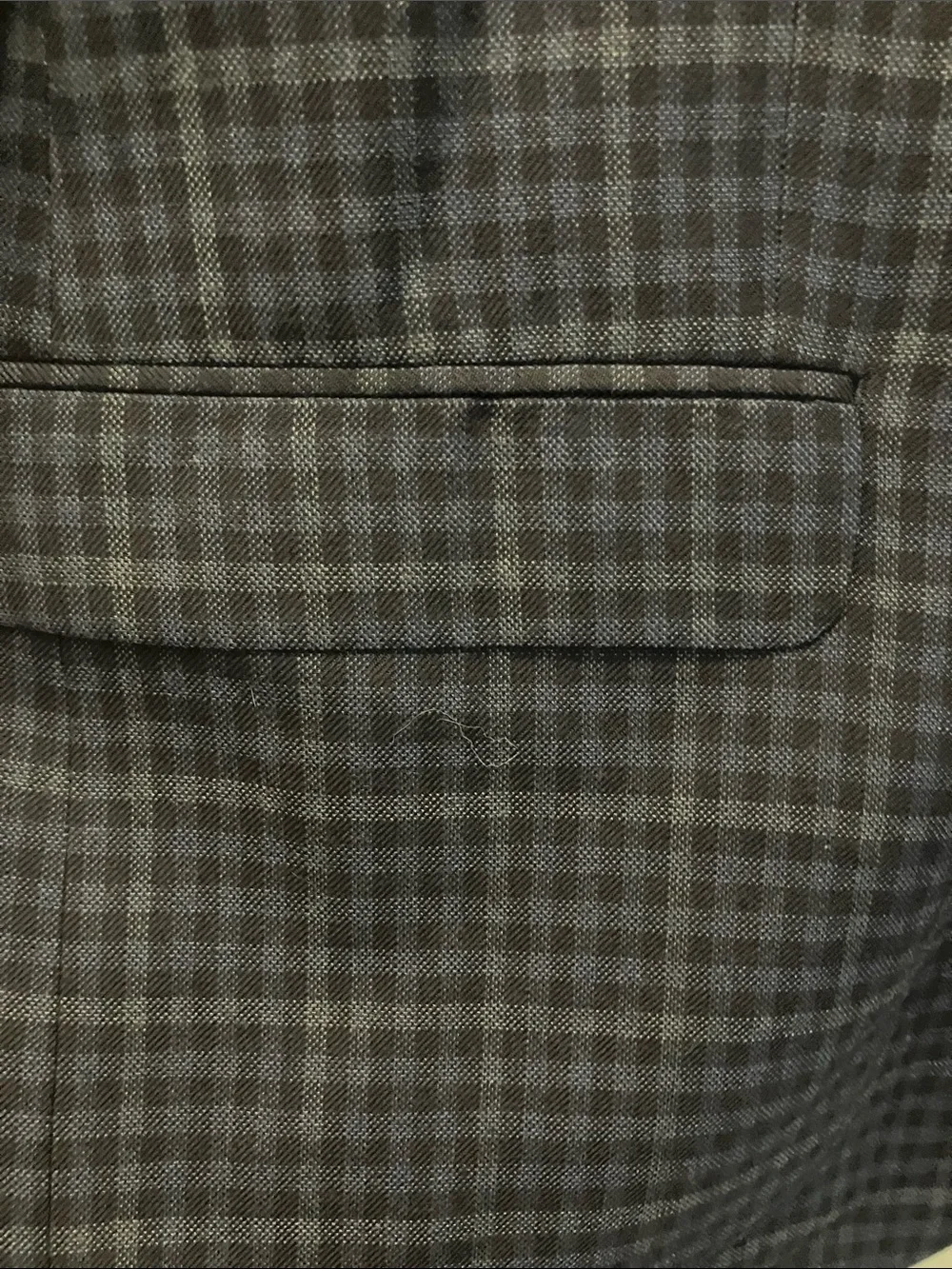 Lauren Ralph Lauren Navy Plaid Sport Coat Blazer